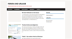 Desktop Screenshot of ferien-urlaub24.de